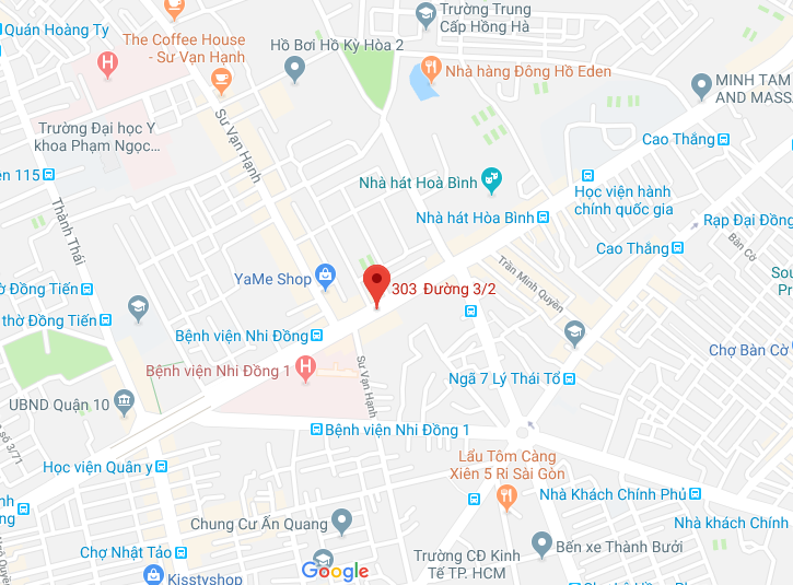 Điểm giao dịch VNPT VinaPhone - 303 Đường 3 tháng 2, Phường 10, Quận 10, Hồ Chí Minh