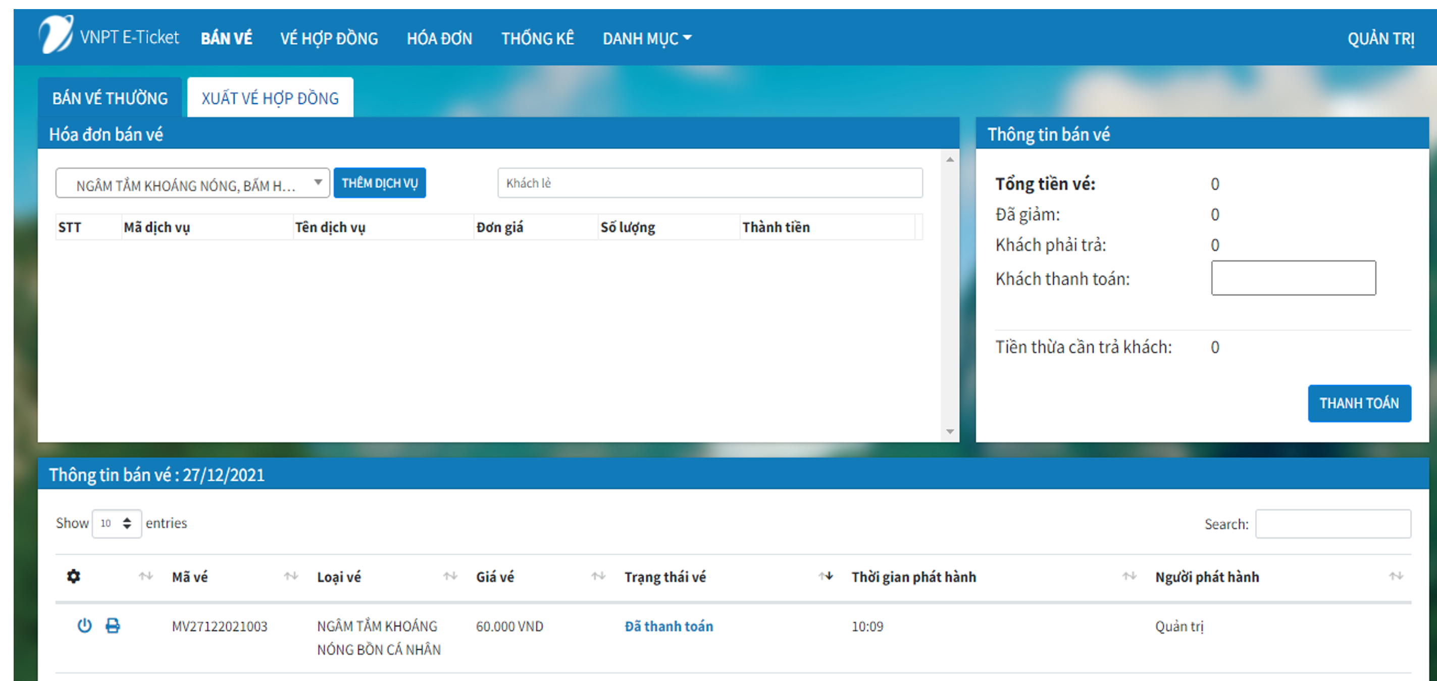 VNPT eTICKET – BÁN VÉ LẺ VNPT eTICKET – BÁN VÉ LẺ