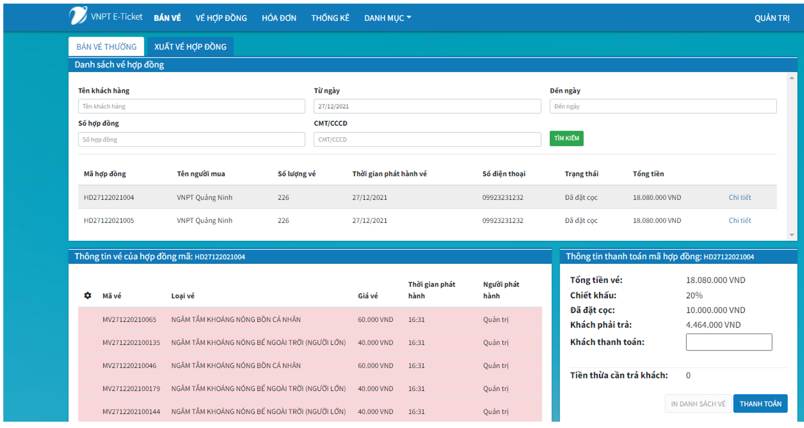 VNPT eTICKET – XUẤT VÉ HỢP ĐỒNG VNPT eTICKET – XUẤT VÉ HỢP ĐỒNG