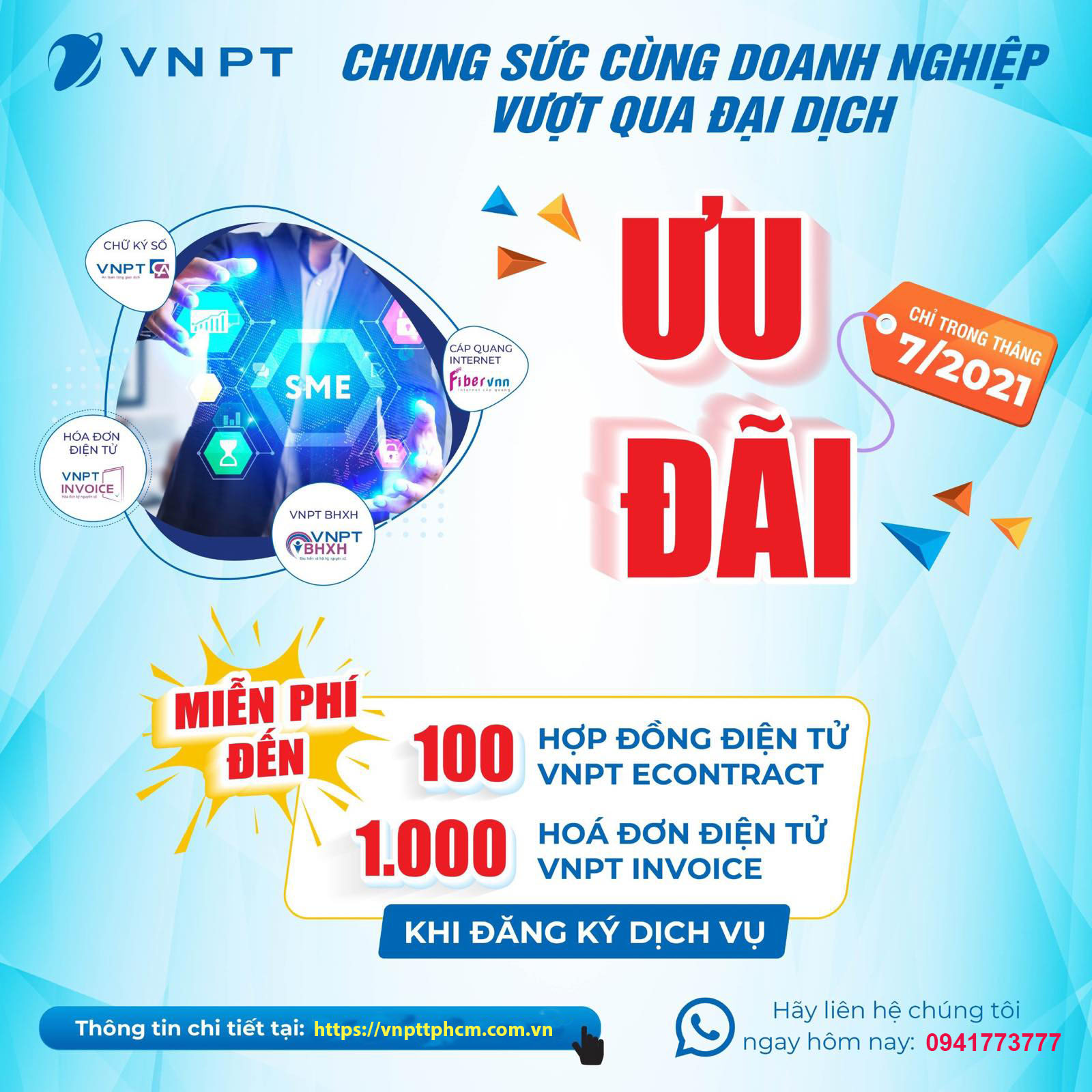 VNPT chính thức triển khai gói cước tặng lên đến 1000 số hóa đơn cho bất kỳ gói cước nào của Hợp Đồng Điện Tử VNPT eContract tang-100-hoa-don-kem-vnpt-econtract