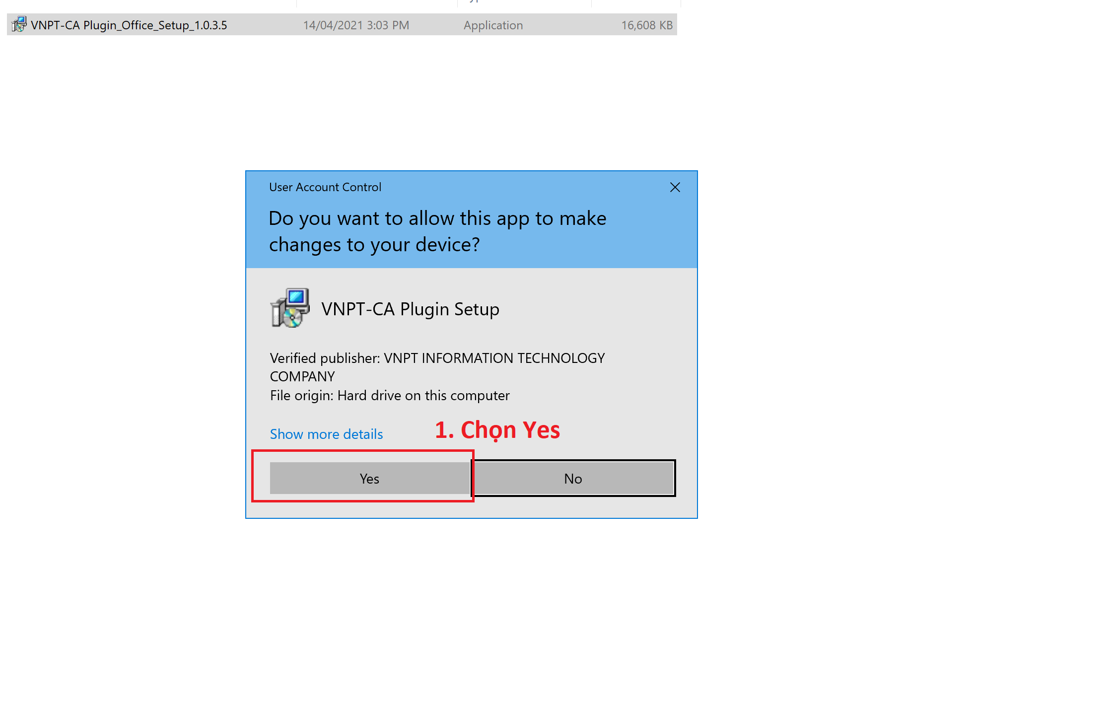 Bước 1 Hướng dẫn cài Phần mềm VNPT CA -Plugin trên Windows. Buoc1-cai-phan-mem-VNPT-CA-Plugin