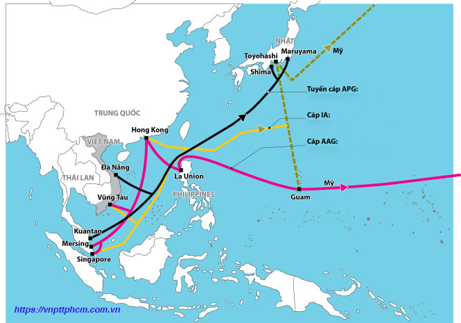 Sự cố tuyến cáp quang biển AAG ngày 22/6/2021 Sự cố tuyến cáp quang biển AAG ngày 22/6/2021