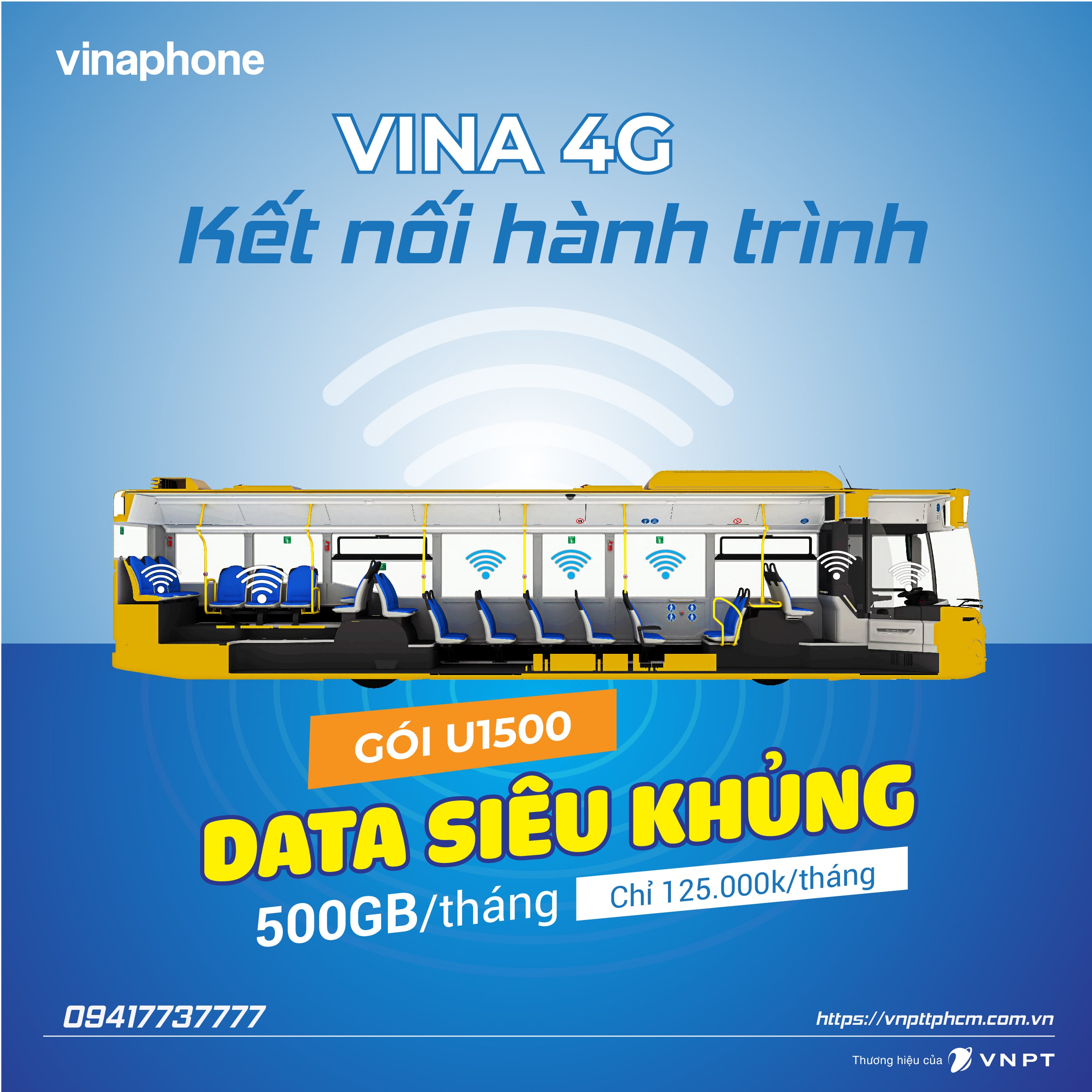 VinaPhone tung gói Data khủng 500GB/tháng dành riêng cho xe ô tô, vận tải VinaPhone tung gói Data khủng 500GB/tháng dành riêng cho xe ô tô, vận tải