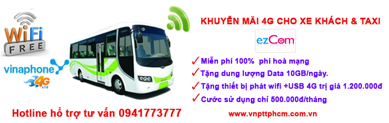 gói cước ezCom phát wifi cho xe khách và taxi ở HCM gói cước ezCom phát wifi cho xe khách và taxi ở HCM