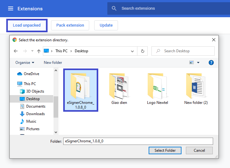 Ứng dụng Esigner đã được tích hợp trên trình duyệt Chrome, bật trạng thái mở ứng dụng. Ứng dụng Esigner đã được tích hợp trên trình duyệt Chrome, bật trạng thái mở ứng dụng.