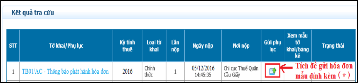 chọn File Word đã tạo đính kèm . Sau đó Ký nộp